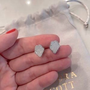 Kendra Scott White Drusy Tessa Earring